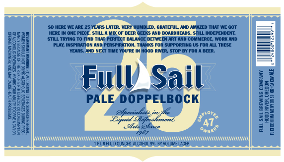 Full Sail 25 Pale Doppelbock