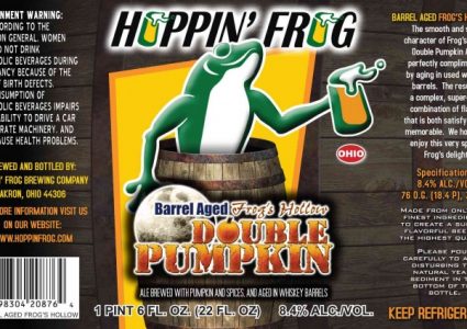 Hoppin Frog Barrel Aged Frog's Hollow Double Pumpkin Ale