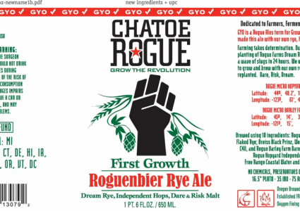 Rogue Chatoe Rogue Roguenbier Rye Ale