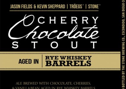 Jason Fields & Kevin Sheppard / Tröegs / Stone Cherry Chocolate Stout aged in Rye Whiskey Barrels