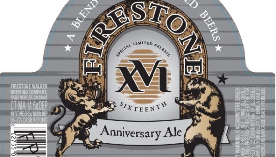 Firestone Walker XVI Anniversary Ale (Label)