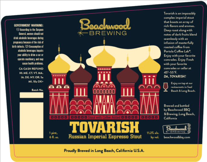 Beachwood BBQ Brewing Tovarish