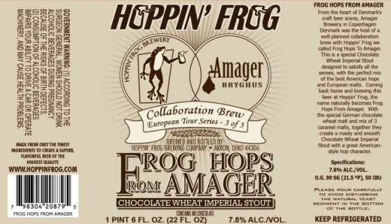 Hoppin Frog Frog Hops From Amager
