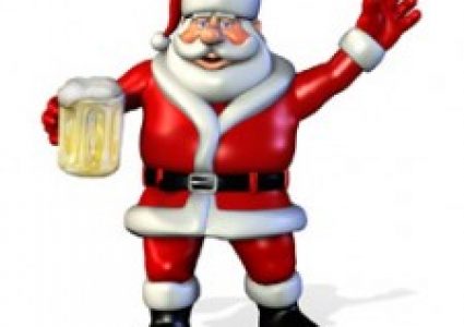 Santa With a Beer