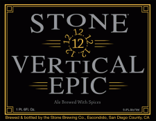 Stone 12.12.12 Vertical Epic Ale