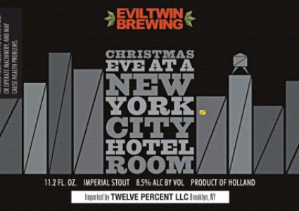 Evil Twin Christmas Eve at a New York City Hotel Room