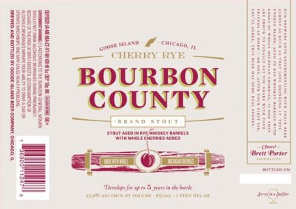 Goose Island Bourbon County Stout Cherry Rye