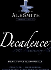 AleSmith Decadence 2012