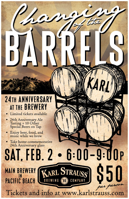 Karl Strauss - Changing of the Barrels 2013