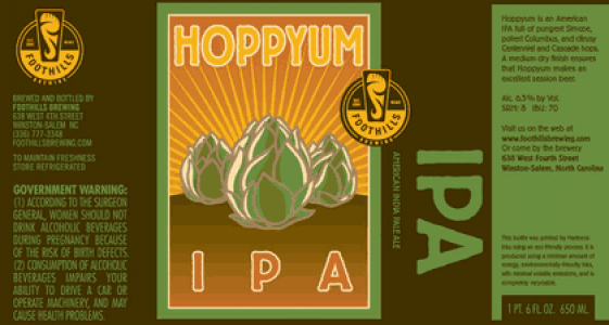 Foothills Hoppyum IPA