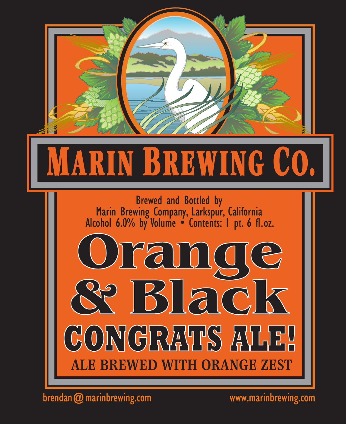 Marin Brewing Orange 