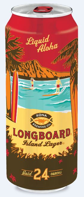 Kona Brewing 24 oz Longboard Lager