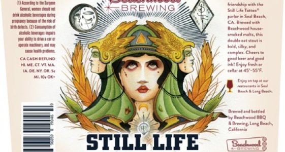Beachwood Brewing - Still Life Smoked Stout (label)