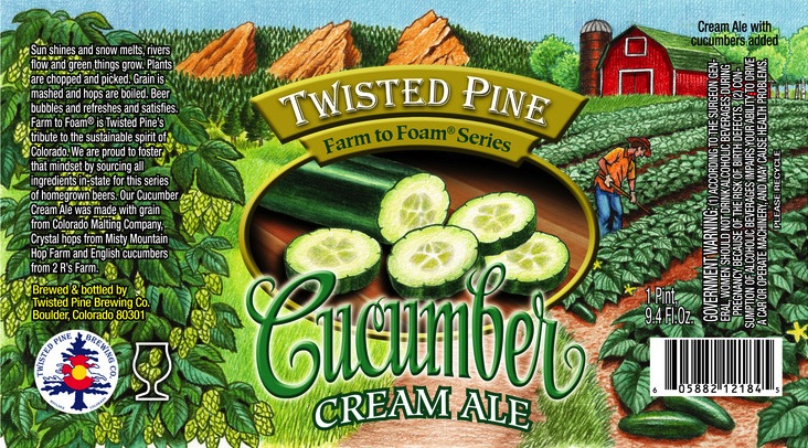 Twisted PIne Cucumber Cream Ale