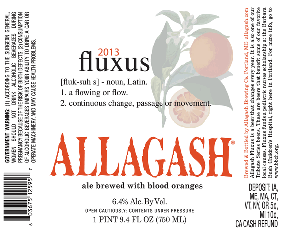 Allagash Fluxus 2013