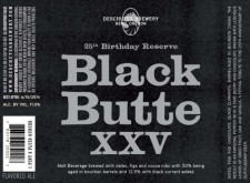 Deschutes Black Butte XXV Label