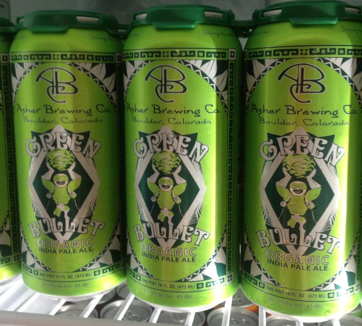 The Green Bullet Organic IPA Cans