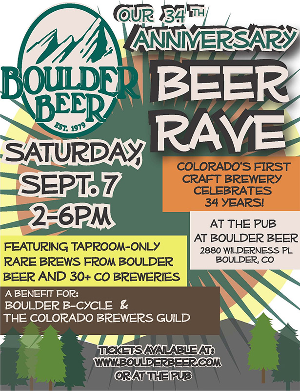 Boulder Beer - 34th Anniversary Beer Rave