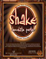 Boulder Beer Co. - Shake Chocolate Porter
