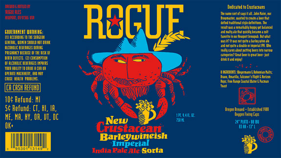 Rogue Introduces New Crustacean Barleywineish Imperial IPA • thefullpint.com