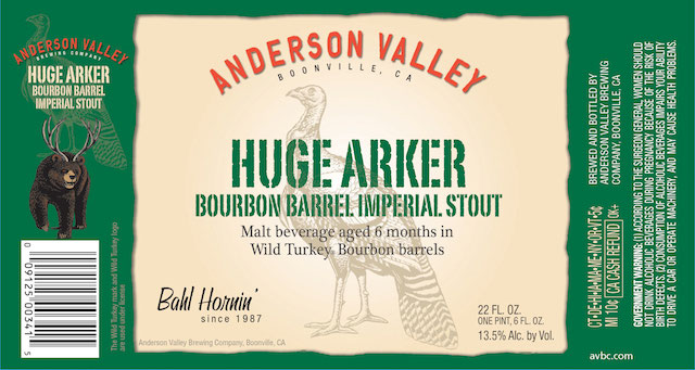 Anderson Valley Huge Arker Final Label