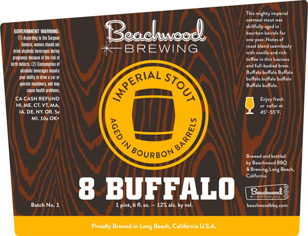 Beachwood 8 Buffalo Imperial Stout