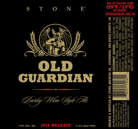 Stone Old Guardian Barley Wine 2014