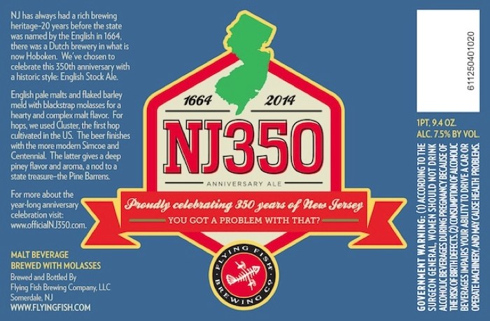 Flying Fish NJ 350 Anniversary Ale