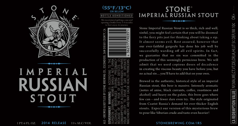 Stone 2014 Imperial Russian Stout