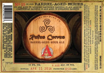 Avery Brewing - Rufus Corvus Barrel Aged Sour Ale