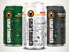 Smartmouth Brewing Cans
