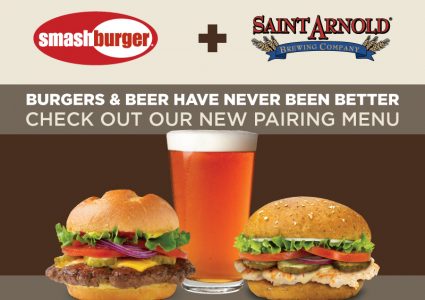 Smashburger + Saint Arnold