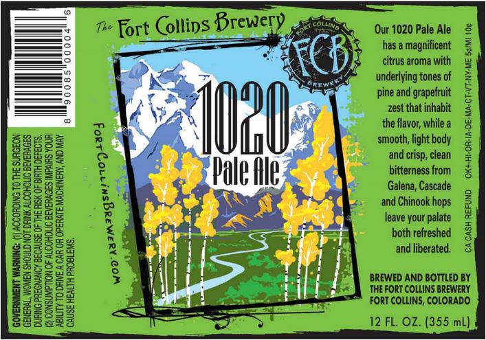 The Fort Collins Brewery - 1020 Pale Ale