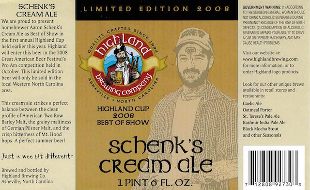 Highland Schenks Cream Ale