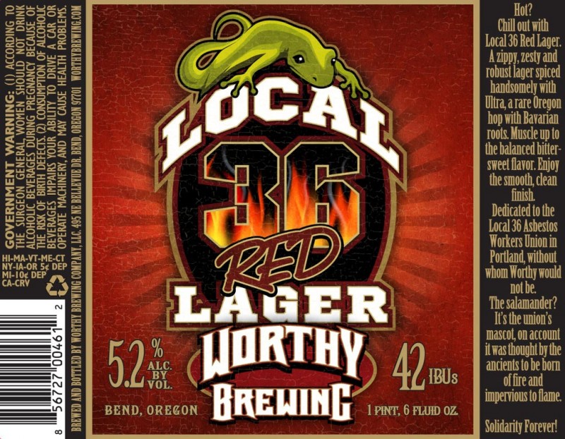 Worthy Local 36 Red Lager