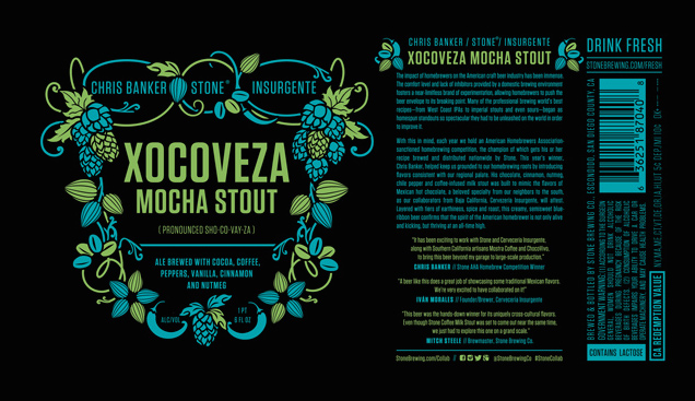 Chris Baker Stone Insurgente Xocoveza Mocha Stout