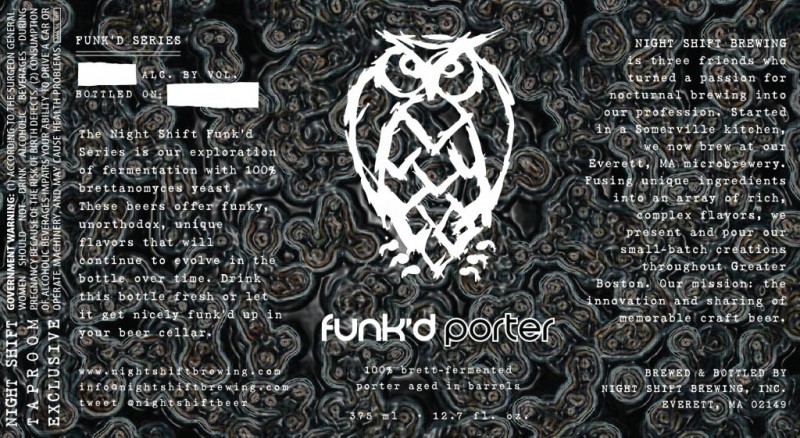 Night Shift Brewing - Funk'd Porter