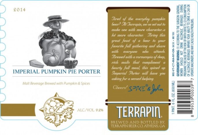 Terrapin Beer - Imperial Pumpkin Pie Porter