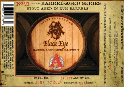 Avery Brewing - Black Eye Rum Barrel-Aged Stout