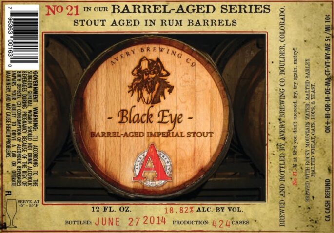 Avery Brewing - Black Eye Rum Barrel-Aged Stout