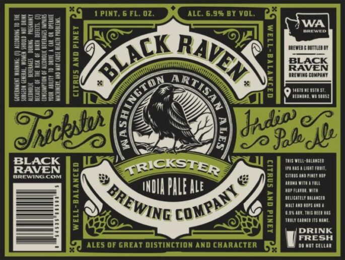 Black Raven Brewing - Trickster IPA