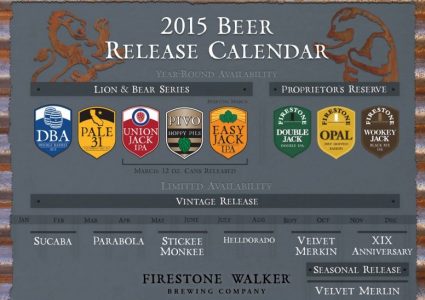 Firestone Walker 2015 schedule