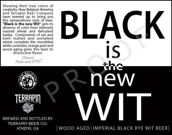 Terrapin Beer Co. / New Belgium Brewing - Black is the new Wit