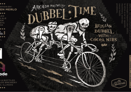 Arcade Brewing Dubbel Time Label