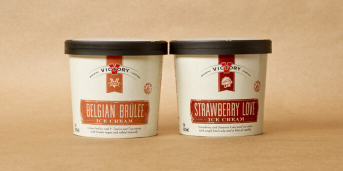 Victory Brewing Belgian Brulee & Strawberry Love