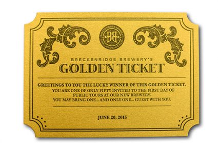 Breckenridge Brewing - Golden Ticket