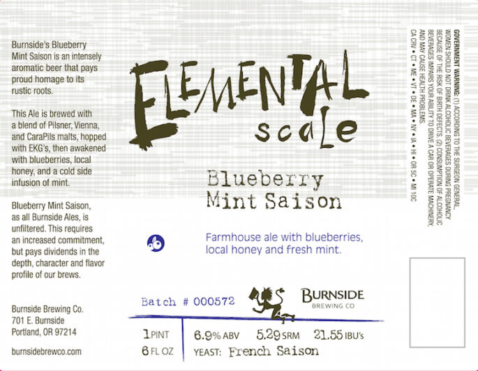 Burnside Brewing Elemental Scale