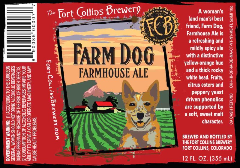 The Fort Collins Brewery - Farm Dog, Farmhouse Ale