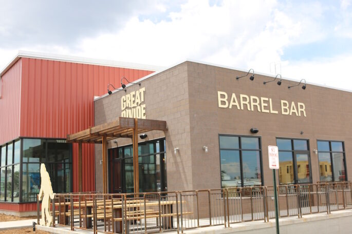 Great Divide Brewing Barrel Bar