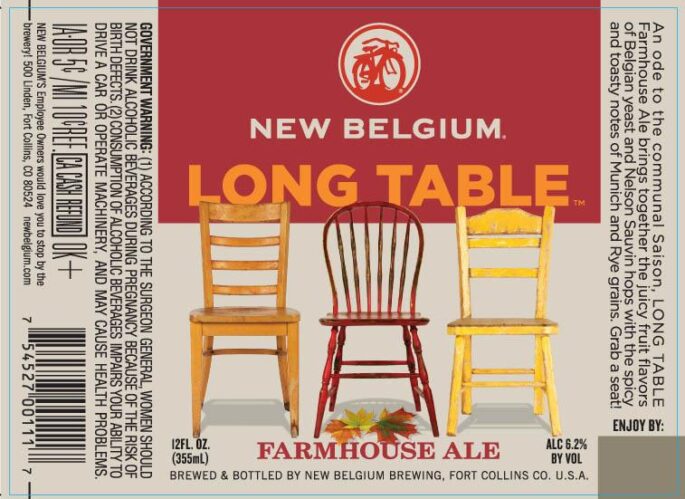 New Belgium Long Table